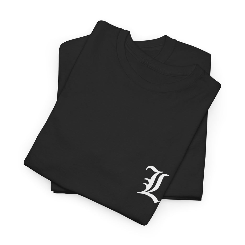 L Lawliet — Death Note Black Tee