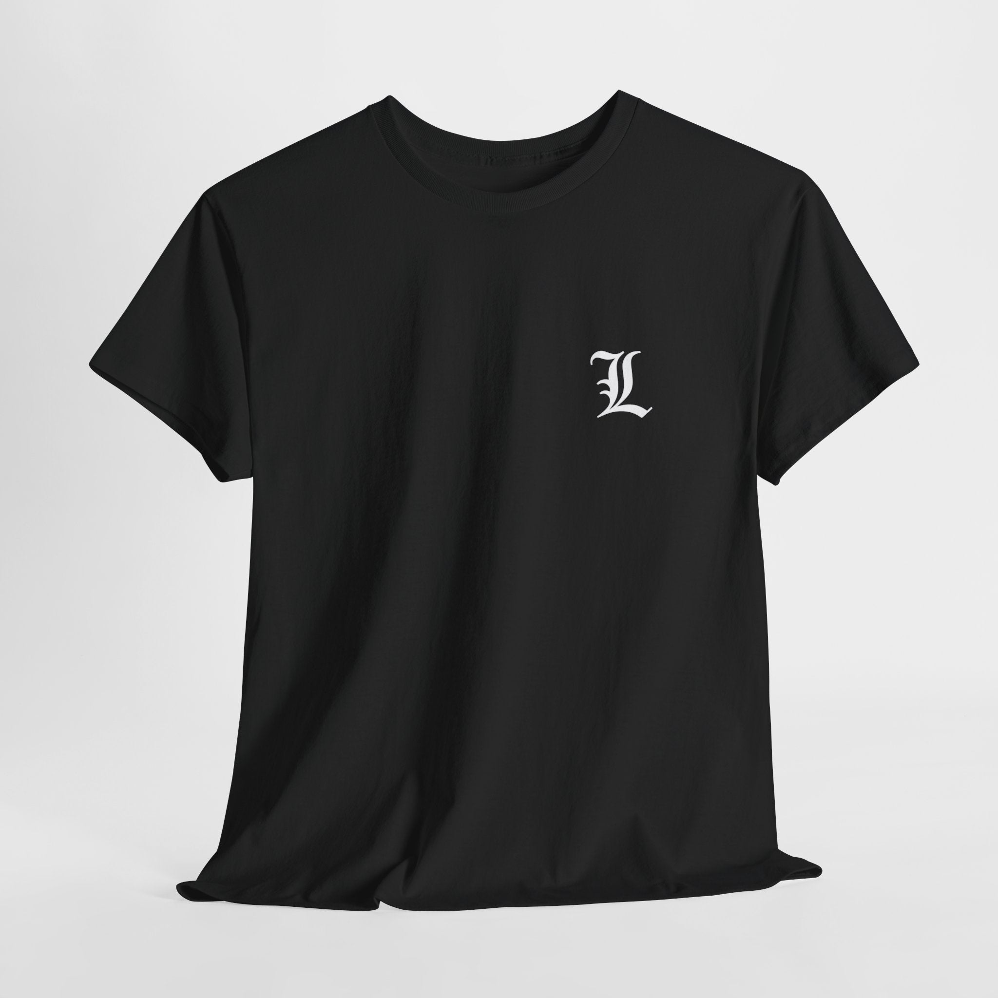 L Lawliet — Death Note Black Tee