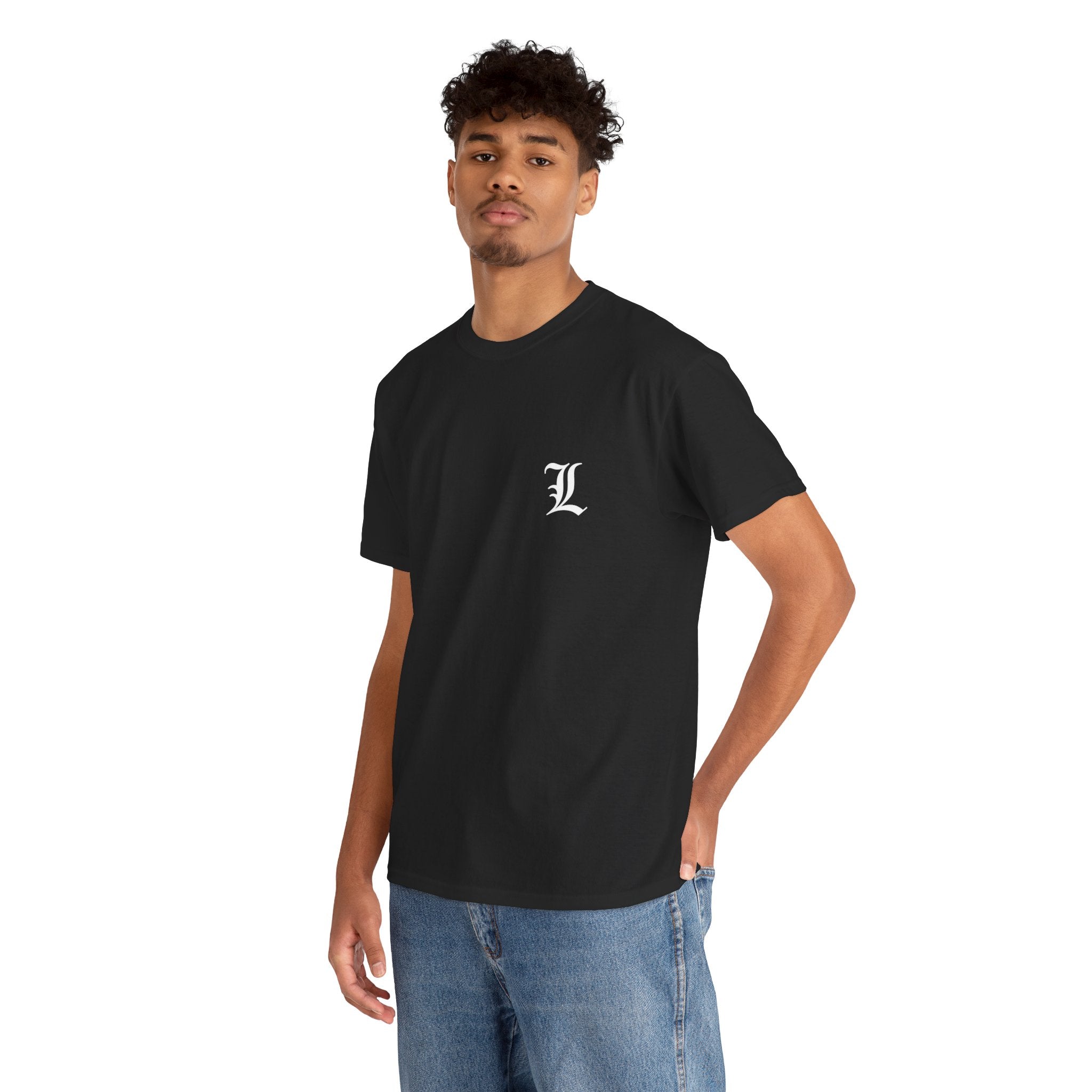 L Lawliet — Death Note Black Tee